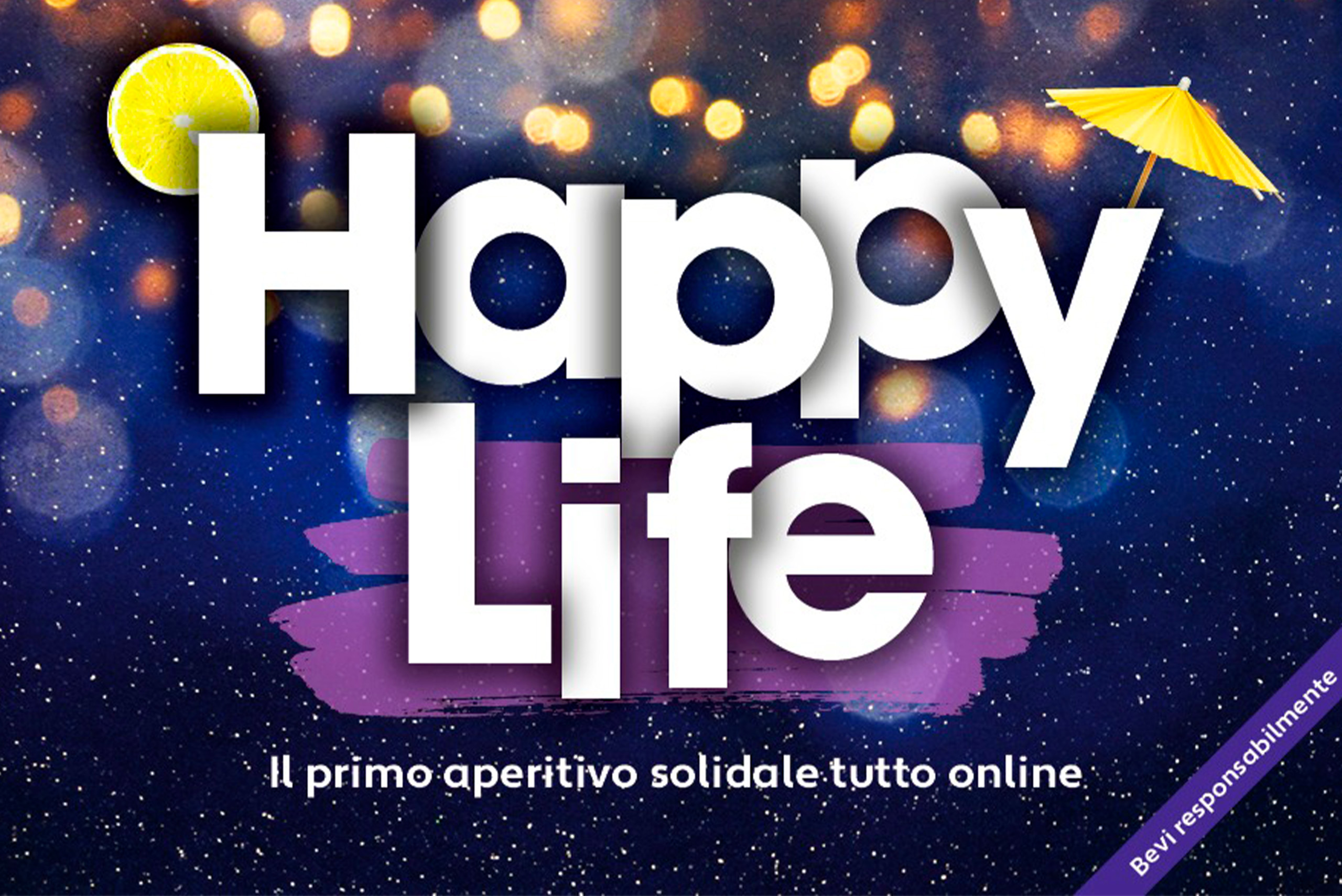 Happy Life: l’aperitivo solidale online